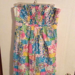 Strapless lily Pulitzer dress
